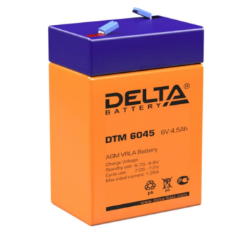 Аккумулятор DTM 6В 4.5Ач DTM6045 от магазина РЭССИ